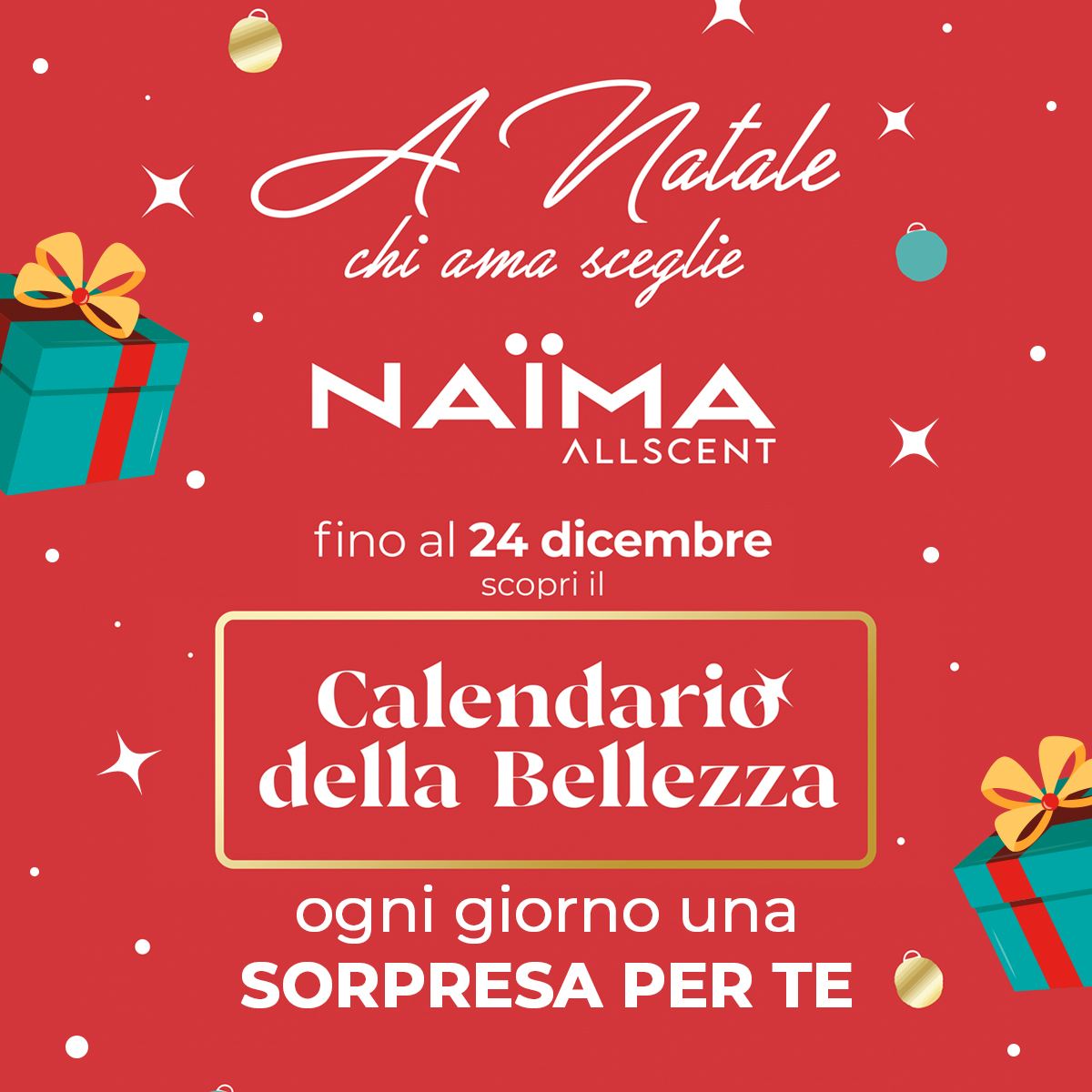 POST Calendario Bellezza NAIMA Allscent