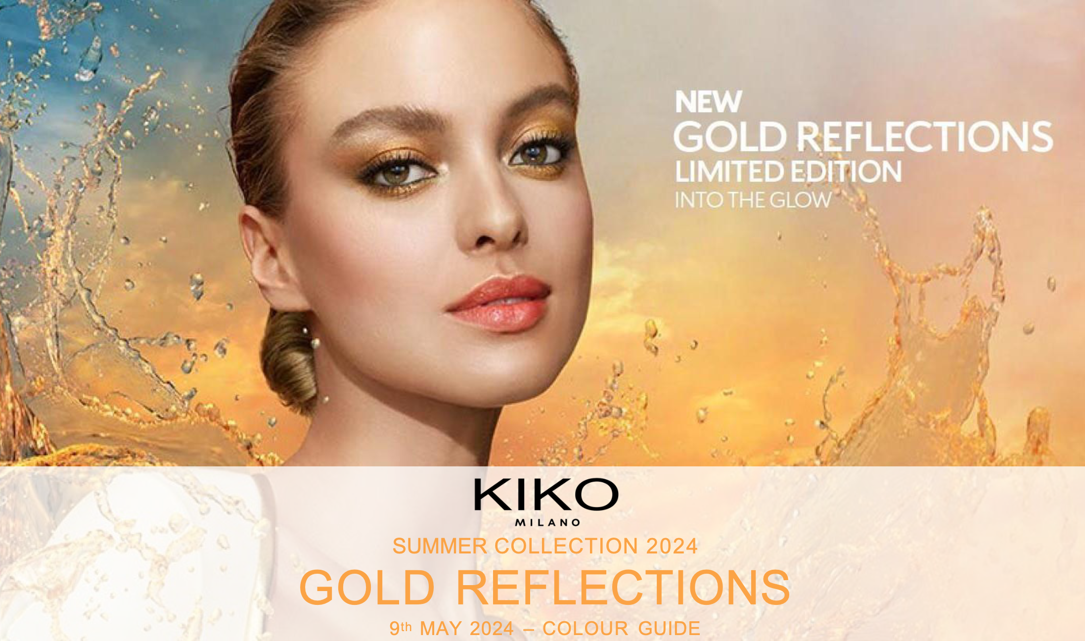 volto di donna truccato